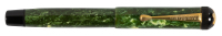 MONTBLANC: Malachite Green Celluloid Stylograph Pen, Rare