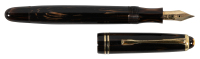 MONTBLANC: No. 244 G Brown Tiger's-Eye Celluloid Piston-Filler Fountain Pen