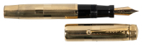 PARKER: Duofold Junior 18K Gold Overlay Button-Filler Fountain Pen, Canadian