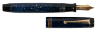 PARKER: Duofold Junior Lapis Blue Button-Filler Fountain Pen, Two Bands