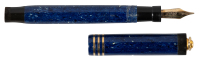 PARKER: Lady Duofold Lapis Blue Button-Filler Fountain Pen, Streamline Ringtop