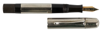 PELIKAN: No. 110 White Gold-Filled Overlay Fountain Pen, Uncommon