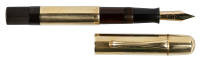 PELIKAN: No. 111 Fountain Pen, Solid 14K Yellow Gold Overlay