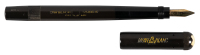 MONTBLANC: No. 1 Safety Filler Black Hard Rubber Fountain Pen, Simplo Imprint, "STOFFHAAS", Oblique Broad Nib