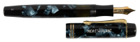 MONTBLANC: No. 334 1/2 Marbled Blue Celluloid Fountain Pen, Rare Color