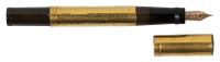 WATERMAN: No. 42 Hand-Hammered 18K Rolled Gold Safety Fountain Pen