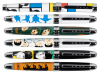 ACME: The Beatles * Set of Six Limited Edition Rollerball Pens