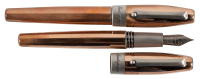 MONTEGRAPPA: Fortuna Copper Mule Fountain Pen and Rollerball Pair