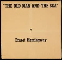 The Old Man and the Sea - Advance Galley Proofs