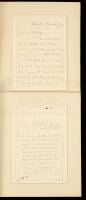 Four Autograph Letters signed by 19th century British literary figures