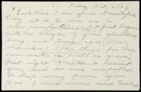 Autograph Letter from Jack London to Charmian Kittredge