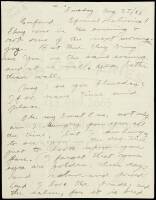 Autograph Letter from Jack London to Charmian Kittredge