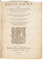 Testamenti veteris biblia sacra sive libri canonici... Latini recens ex Hebraeo facti...