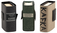 Three miniature literature titles bound by Jana Pribikova