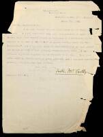 Lot of 22 A.L.s. and 10 T.L.s. from Irish historian, novelist and politician Justin McCarthy