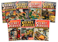 KENT BLAKE of the SECRET SERVICE Nos. 5, 9, 10, 11, 12, 13, 14 * Lot of 7 Comics