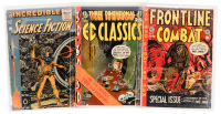 FRONTLINE COMBAT No. 7 * INCREDIBLE SCIENCE FICTION No. 33 * THREE DIMENSIONAL EC CLASSICS * Three EC Comics