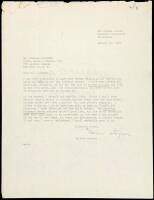 Typed Letter, signed, to Erskine Caldwell