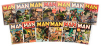 MAN COMICS Nos. 16, 17, 18, 19, 20, 21, 22, 23, 24, 25, 26, 27, 28 * Lot of 13 Comics