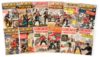GUNSMOKE WESTERN Nos. 50, 54, 55, 56, 64, 66 (2 copies), 72, 73, 74, 75, 77 * Lot of 12 Comics
