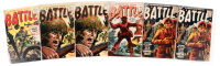 BATTLE Nos. 45, 46 (2 copies), 47, 48 (2 copies) * Lot of Six Comics