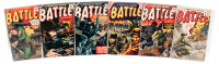 BATTLE Nos. 49, 52, 54, 55, 56, 57 * Lot of Six Comics
