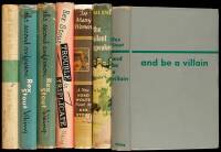 Five Nero Wolfe first editions, in seven volumes