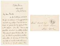 Letter from British Homeopathic physician to his brother regarding seances