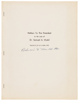 Petition to the President in the Case of Dr. Samuel A. Mudd