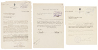 Nine documents relating to Chinese Societies in Cuba, notably "Fong Chei Pin Tong"
