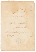 "Libertad Expediante" - manumission document for a female slave in Cuba