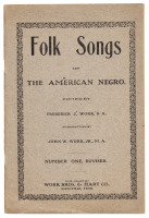 Folk Songs of the American Negro. Number One.