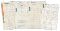 Four deeds transferring property to Alexander B. Grogan