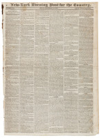 1830 State of the Union Address [in] NY Evening Post