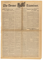 Report on the hanging of Tom "Black Jack" Ketchum [in] The Denver Examiner