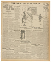 Report on a Butch Cassidy and Wild Bunch train robbery [in] The Denver Republican