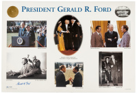 President Gerald R. Ford - 11 copies of a signed broadside