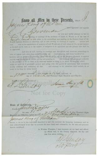 Archive of 33 documents relating to the Black Friday bancruptcy of Adams & Co. Express