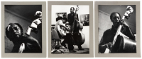 Three photographs of Art Washington by Jerry Stoll