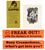 Four pieces of Frank Zappa ephemera