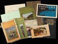 Twelve view books of various California towns and counties