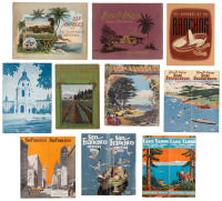 Approximately sixty pieces of California regional ephemera