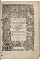 The Bible. Translated according to the Ebrew and Greeke, and Conferred with the Best Translations in diuers Languages... [with] The Whole Booke of Psalmes