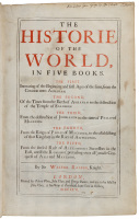 The Historie of the World, in Five Books