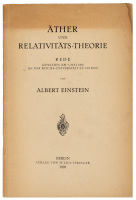 &Auml;ther und Relativitatstheorie: Rede Gehalten am 5. Mai 1920 an der Reichs-Universit&auml;t zu Leiden