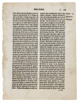 Original leaf from the Polychronicon