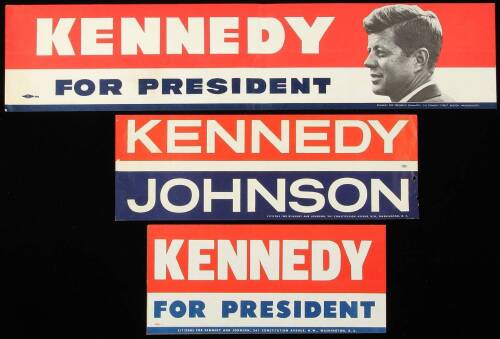 Kennedy for President bumper stickers and decal