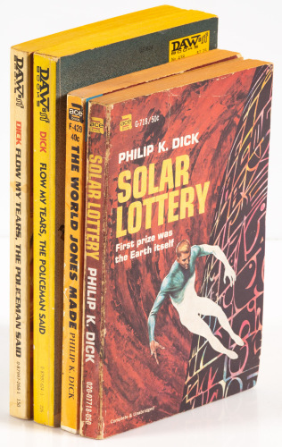 Four pocketbooks by Philip K. Dick