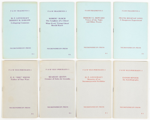 F & SF Self- Portraits [and] Fragments from Necronomicon Press