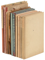 Eleven Bohemian Grove Plays with camp member signatures, some signed by authors